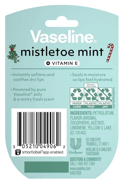 Vaseline Mistletoe Mint Dudak Nemlendirici 7GR - Resim 2