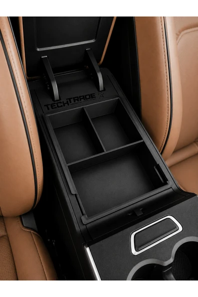 Chery Omoda 5 Kolçak Organizer-3 Bölmeli Büyük Bölme Alanı 10 cm Geniş (OMODA 5 PRO'YA UYUMLU DEĞİLDİR.) ürün görseli 1
