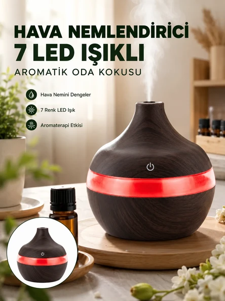 Prizden Çalışan Sessiz Ultrasonik Hava Nemlendirici Difüzör Yeni Nesil ürün görseli 1