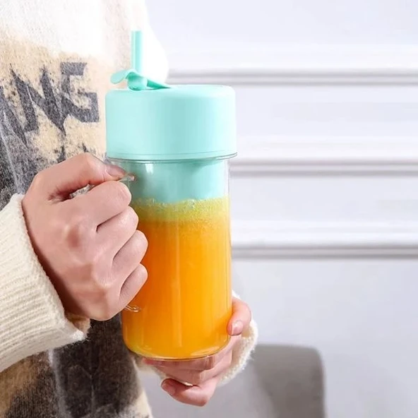 Taşınabilir Pipetli Bardak Blender - Resim 4