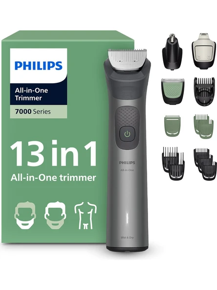 Philips MG7922/15 Erkek Bakım Seti 13'ü 1 Arada Saç & Sakal & Vücut Şekillendirici, Hızlı Şarj Özelliğ ürün görseli 1