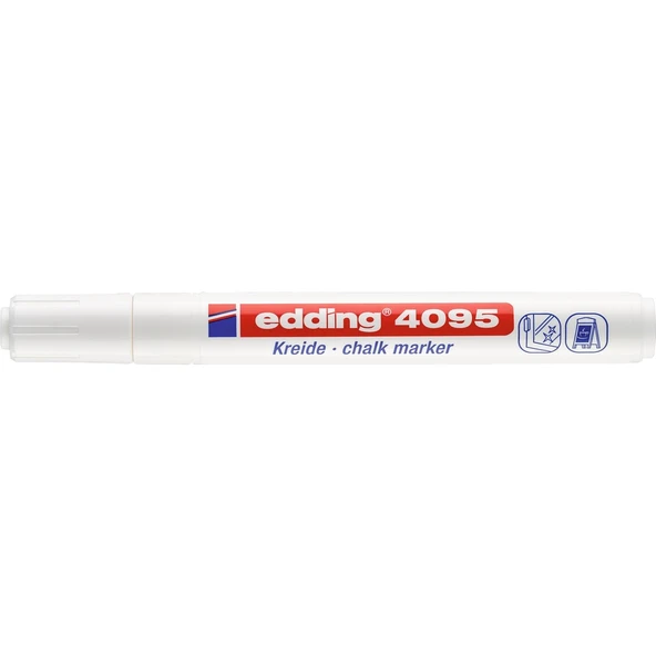 Edding Cam Kalemi Yuvarlak Uçlu Beyaz 4095 ürün görseli 1