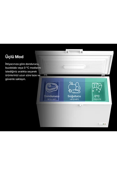 Tecna TYE 6573 Dual Sandık Tipi Derin Dondurucu - Resim 8