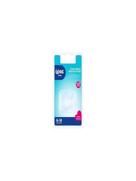 Wee Baby 821 Biberon Emziği Silikon No: 2 ürün görseli 1