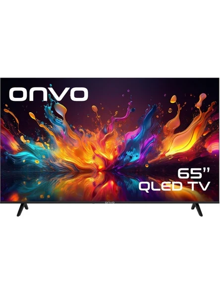 ONVO 65VQ90F3UA 65" FRAMELESS UHD QLED GOOGLE TV ürün görseli 1