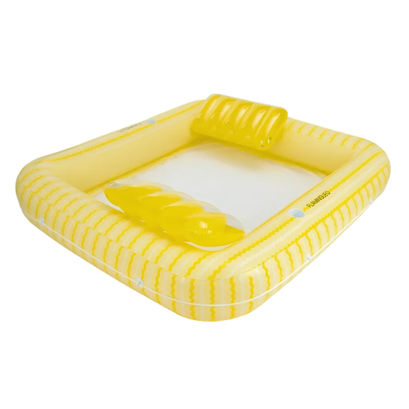 Flamingueo Çift Kişilik Fileli Havuz Yatağı Lola Yellow ürün görseli 1