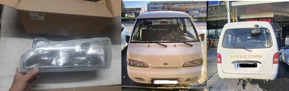 Hyundai H100 Minibüs panelvan (1996-2004) Ön Far  ayfar 505509L SOL ŞOFÖR TARAFI 1996 ve sonrasına uyar ilk çıkan modele uymaz ürün görseli 1