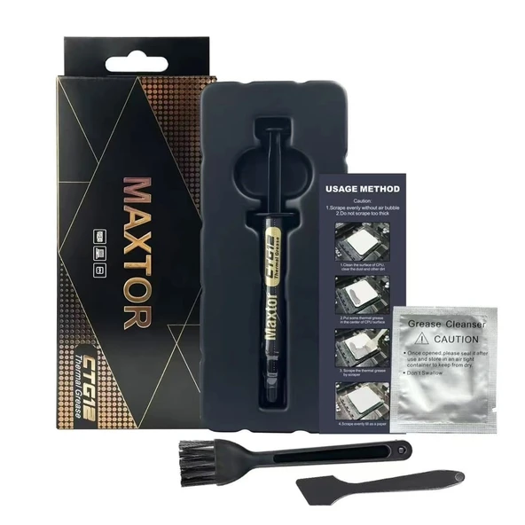 Maxtor CTG12E-2G Premium Thermal Paste 18W/mK 2 Gram | CPU, GPU, Laptop Termal Macun ürün görseli 1