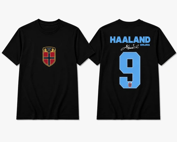 ERLİNG HAALAND BASKILI T-SHİRT ürün görseli 1