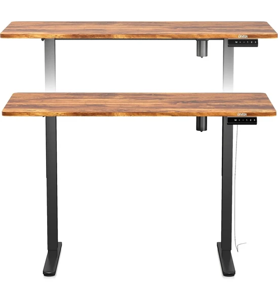Orbit Walnut Yükseklik Ayarlı Çalışma Masası - Resim 3
