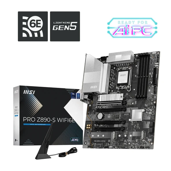 MSI MB PRO Z890-S WIFI6E ürün görseli 1