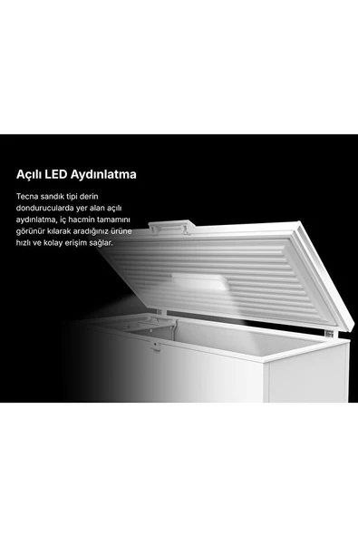 Tecna TYE 6573 Dual Sandık Tipi Derin Dondurucu - Resim 3