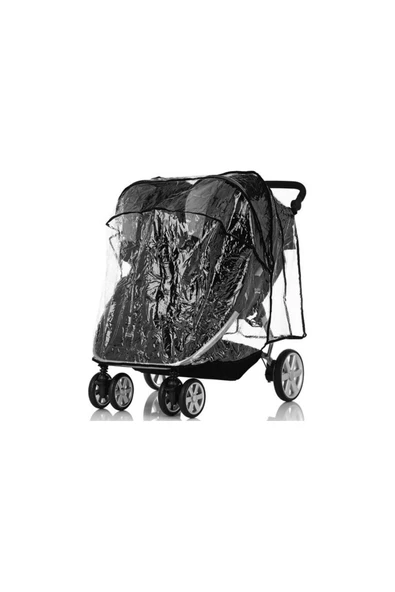 Britax B-agile Double Bebek Arabası - Yağmurluk ürün görseli 1
