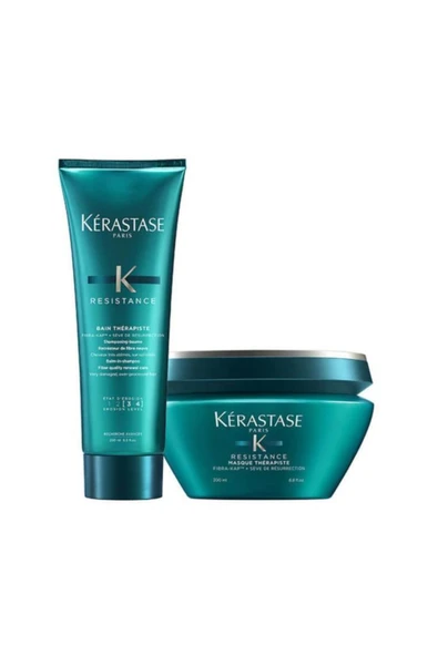 Resistance Bain Therapiste Şampuan 250 ml Resistance Masque Therapiste Saç Maskesi 200 M ürün görseli 1