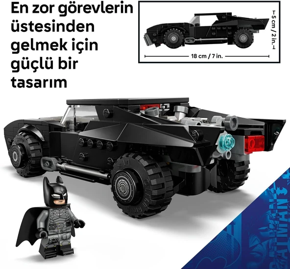 Lego 76332 DC Batman Batmobile - Resim 5