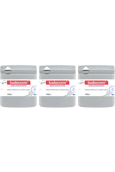 Sudocrem Bebek Bakım Kremi 125 gr X 3 Adet ürün görseli 1