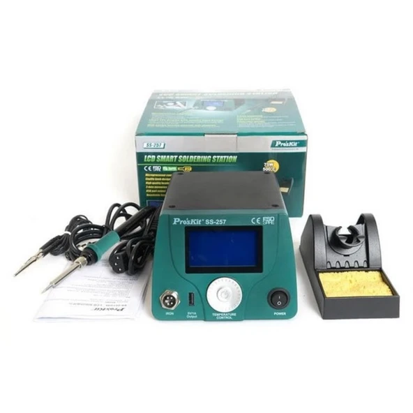 Proskit SS-257B Lcd İstasyon Havya 75 W Geniş Lcd Ekran ürün görseli 1