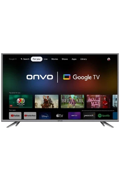 ONVO 65OV9000U 65'' 164 Ekran Uydu Alıcılı 4K Ultra HD Google Smart LED TV ürün görseli 1