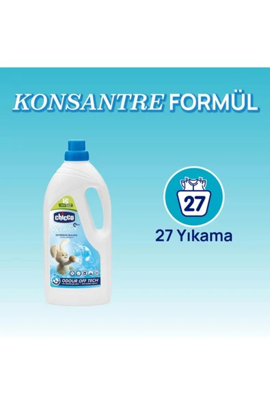 Chicco Bebek Çamaşır Deterjanı 1,5 lt - Standart - Resim 4