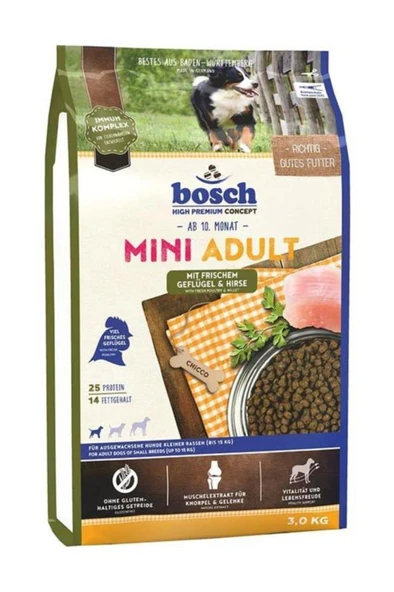 Bosch Bosch Tahılsız Adult Mini Adult Poultry Tavuklu Köpek Maması 3 Kg ürün görseli 1
