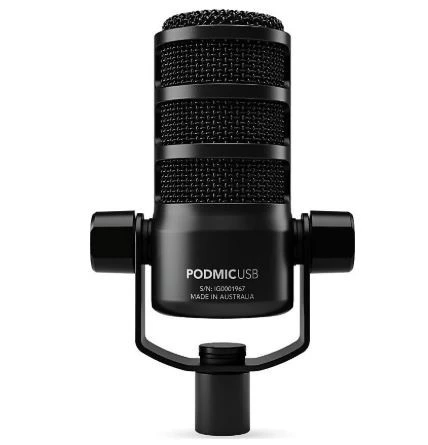 Rode PodMic USB Siyah Kardioid Dinamik Mikrofon-AMBALAJ HASARLI (SIFIR KONDİSYONDA) ürün görseli 1