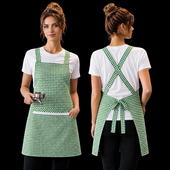 Kore tarzı önlük kafe restorant butik işletmelere özel pastaneler oteller ürün görseli 1