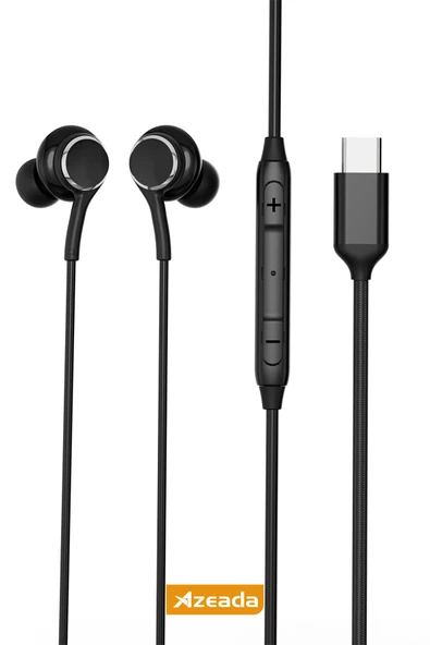 Jopus iPhone 15 16 17 Uyumlu Samsung Redmi TAK ÇALIŞTIR - Type-C AKG Kablolu Kulaklık Mikrofonlu AZ-E05 S ürün görseli 1