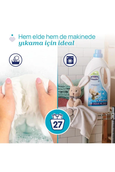 Chicco Bebek Çamaşır Deterjanı 1,5 lt - Standart - Resim 3