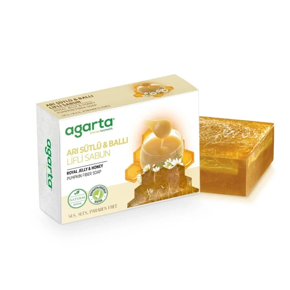 Arı Sütlü ve Ballı Lifli Sabun 150 Gr ürün görseli 1