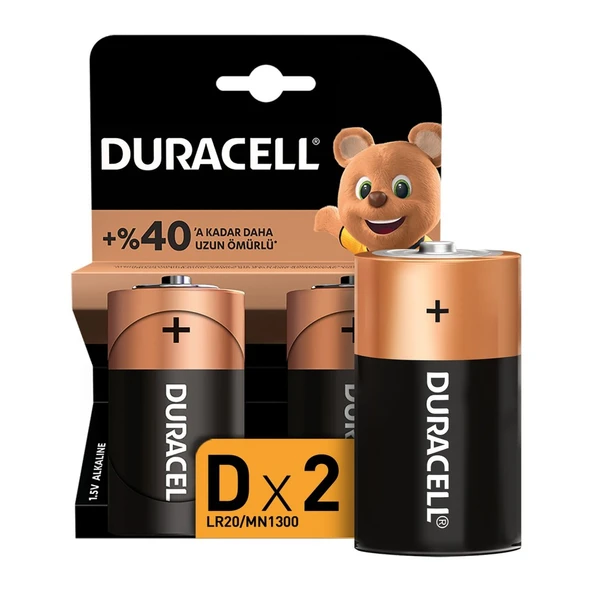 Basic D Boy Pil 2Li ürün görseli 1