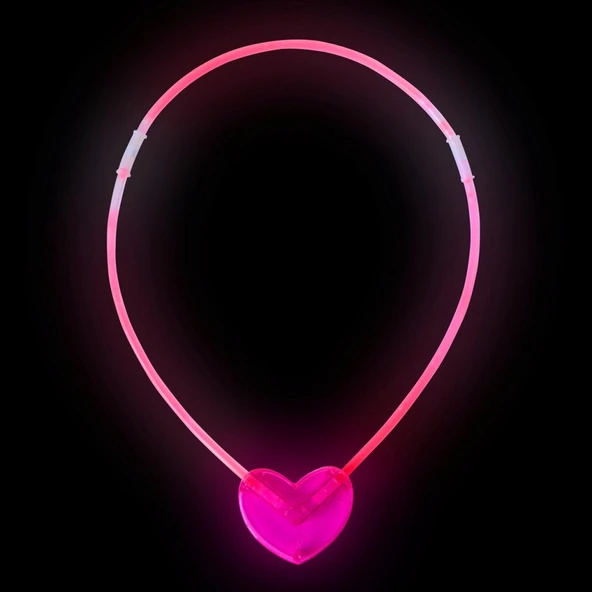 Karanlıkta Yanan Glow Stick Kalp Şekilli Ke 6 Renk 6 Adet ürün görseli 1