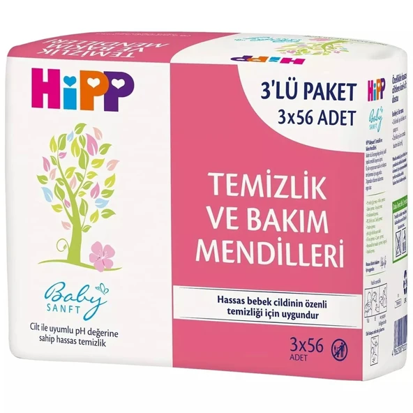 Temizlik ve Bakım Mendili 3'Lü 168 Yaprak ürün görseli 1