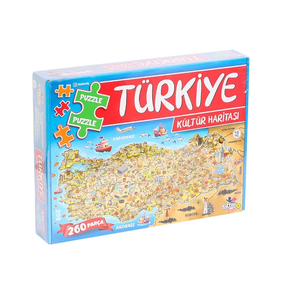 7213 Türkiye Kültür Haritası Puzzle Totteriq ürün görseli 1