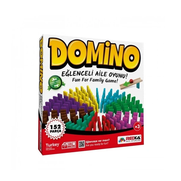 4456 Renkli Ahşap Domino ürün görseli 1