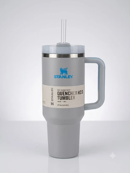 Stanley Quencher H2.o Flowstate Tumbler Pipetli Termos 1.18L Blue ürün görseli 1