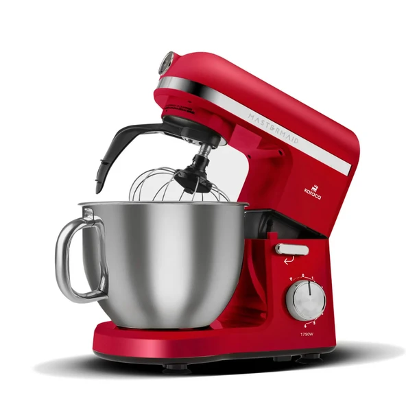 Karaca Mastermaid Chef Pro Çift Kollu Hamur Yoğurma Makinesi 1750W 5L - Imperial Red ürün görseli 1