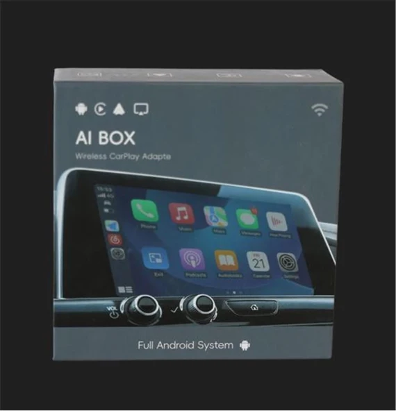 Megatech Wireless CarPlay 32gb Aı Box ürün görseli 1