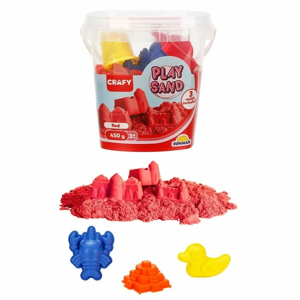 Oyun Kumu Seti Kırmızı 450 g ürün görseli 1