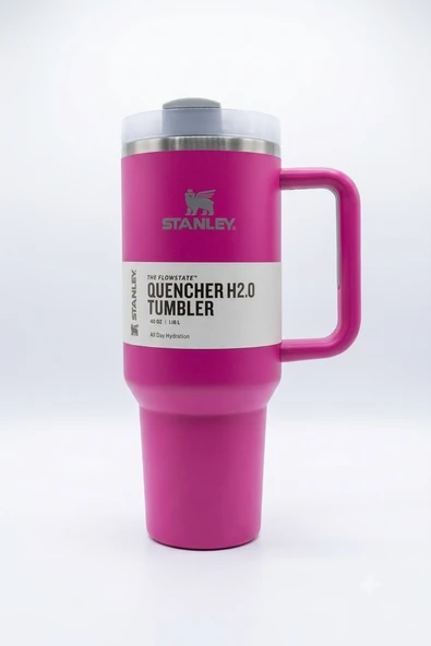 Stanley Quencher Pipetli Termos 1,18 L Fuşya ürün görseli 1