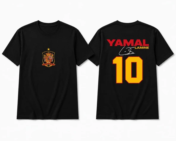 LAMİNE YAMAL BASKILI TİŞÖRT ürün görseli 1