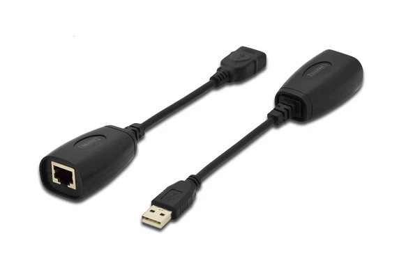 Digitus DA-70139-2 USB 1.1 Mesafe Uzatma Cihazı, CAT 6-6A-7 AWG23 S-FTP ya da F-FTP 45 metre ürün görseli 1
