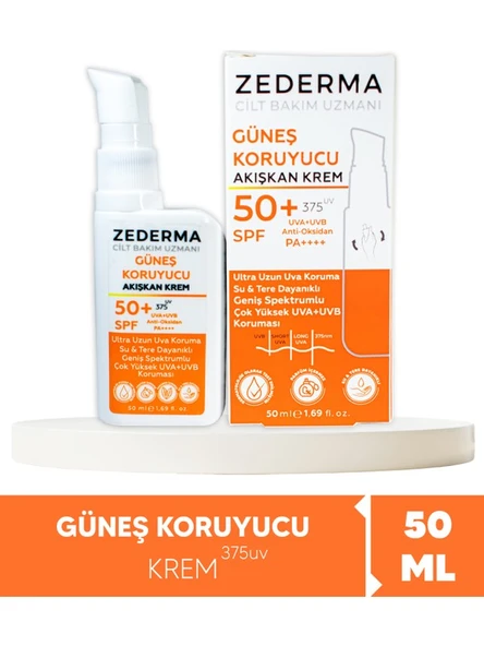 Zederma Güneş Koruyucu Spf 50+ 50ML Krem & Ultra Uzun Uva Koruma & Su ve Tere Dayanıklı ürün görseli 1