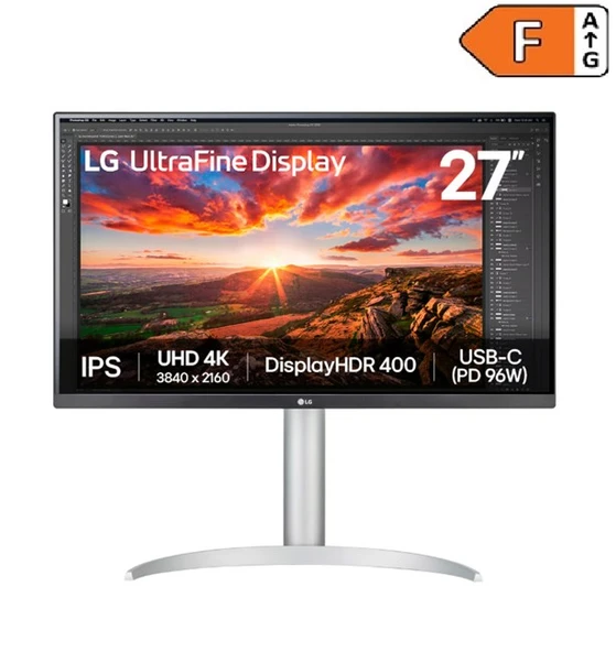 LG 27'' 27UP850K-W 4K UHD Type-C IPS ürün görseli 1