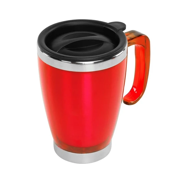 S-link SL-TM1981 Kırmızı 415ML Iç 304 Dış 201 Paslanmaz Çelik Kupa ürün görseli 1