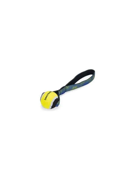 Beeztees Köpek Oyuncağı, Yüzen, Tutamaçlı Tenis Topu, Mavi/Sarı, 25,5x6,3x6,3cm ürün görseli 1