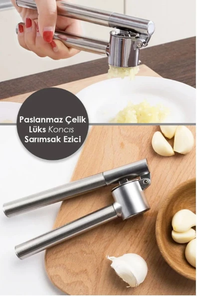 Paslanmaz Sarımsak Ezici - Resim 2