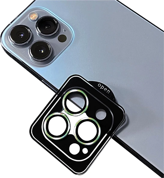 iPhone 11 Pro Uyumlu Mnc Cl-09 Kamera Lens Koruyucu-Açık Yeşil ürün görseli 1
