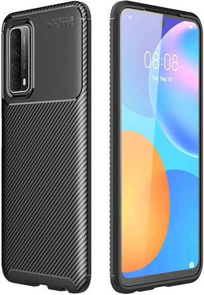 Huawei P Smart 2021 Kılıf Mnc Negro Silikon Kapak-Siyah ürün görseli 1