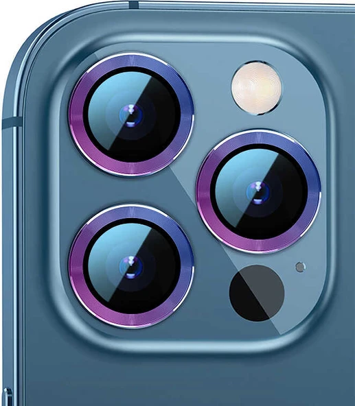 iPhone 12 Pro Uyumlu Mnc Cl-02 Kamera Lens Koruyucu-Colorful ürün görseli 1