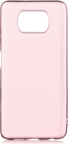 Xiaomi Poco X3 Kılıf Mnc Premier Silikon Kapak-Rose Gold ürün görseli 1